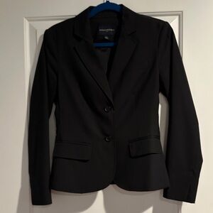 Banana Republic Classic Black Blazer with back pleats